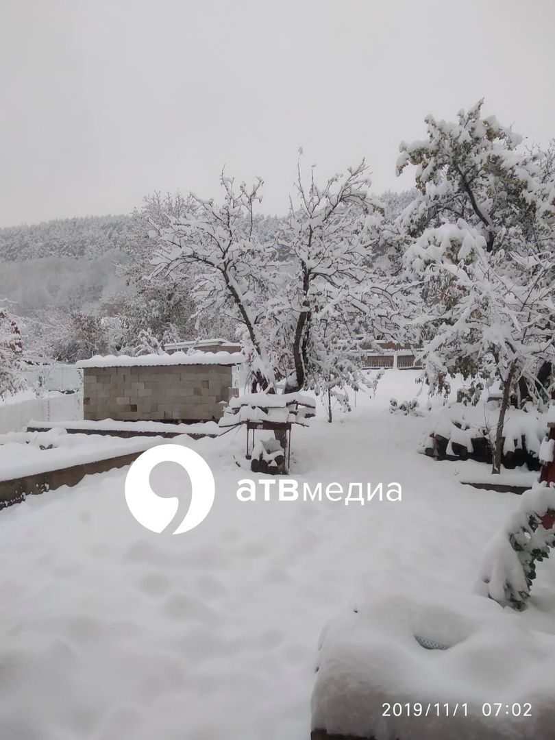 Первый снег в Ставропольском крае выпал на Кавминводах