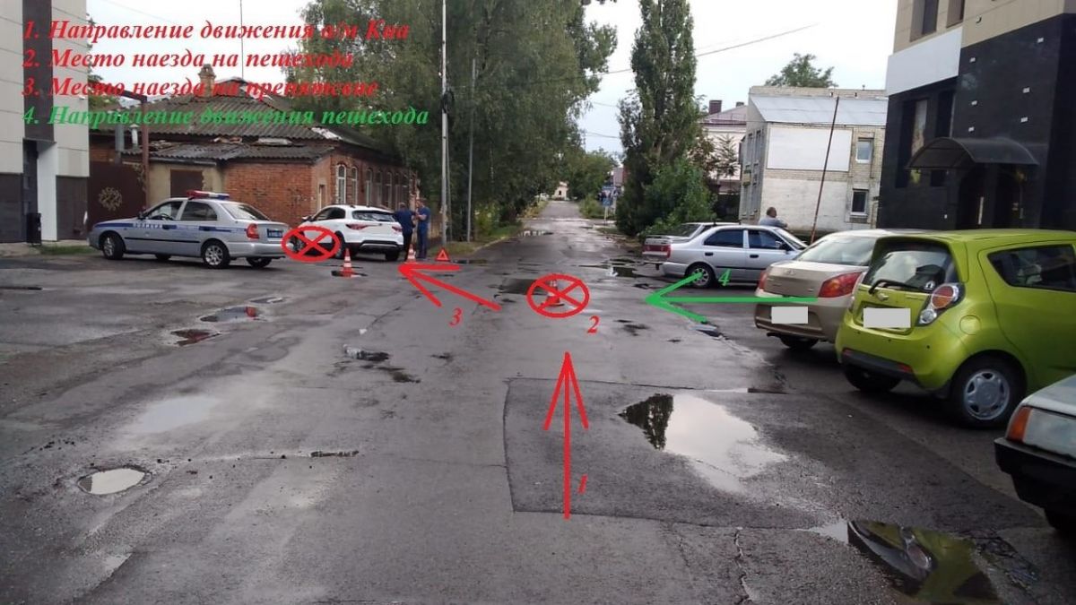 Двигаясь по переулку Рылеева, мужчина сбил 6-летнего мальчика