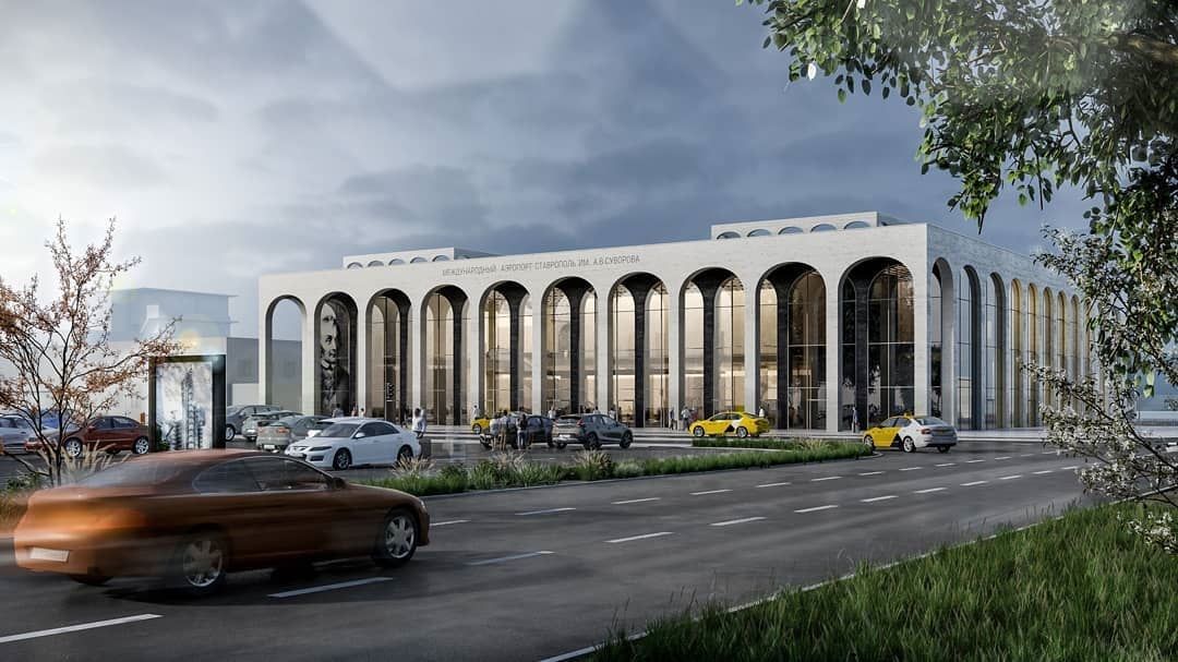 проект нового корпуса аэропорта в Ставрополе
