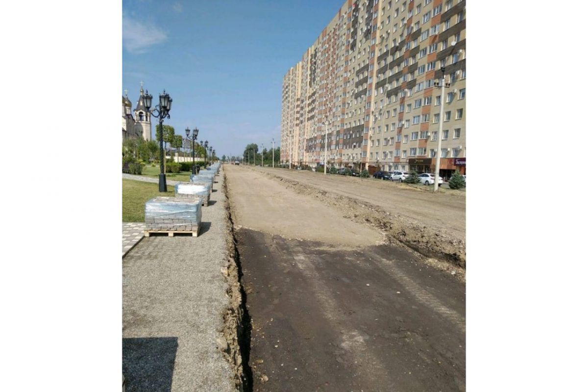 Ремонт ул. Перспективной в Ставрополе завершат в начале осени. Фото: администрация Ставрополя.