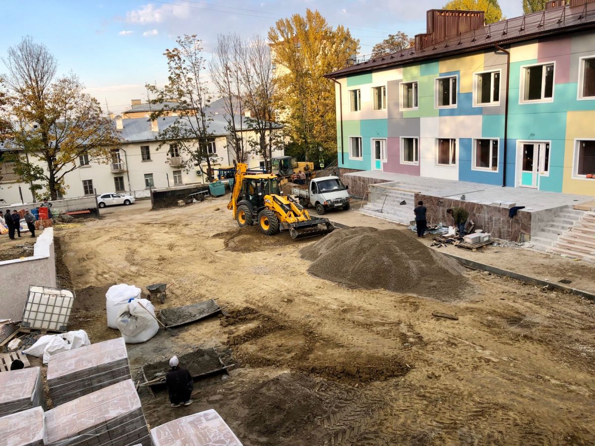 В Кисловодске на 90% завершили строительство ясельного корпуса детсада №8. Фото: администрация Кисловодска. В Кисловодске на 90% завершили строительство ясельного корпуса детсада №8. Фото: администрация Кисловодска.