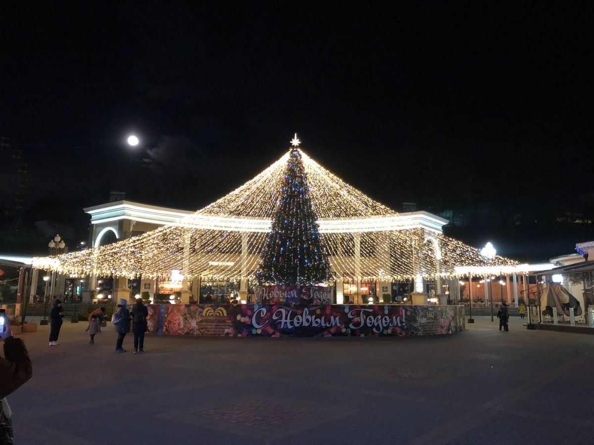 В Кисловодске зажгли первую в крае новогоднюю ёлку. Фото: администрация Кисловодска В Кисловодске зажгли первую в крае новогоднюю ёлку. Фото: администрация Кисловодска