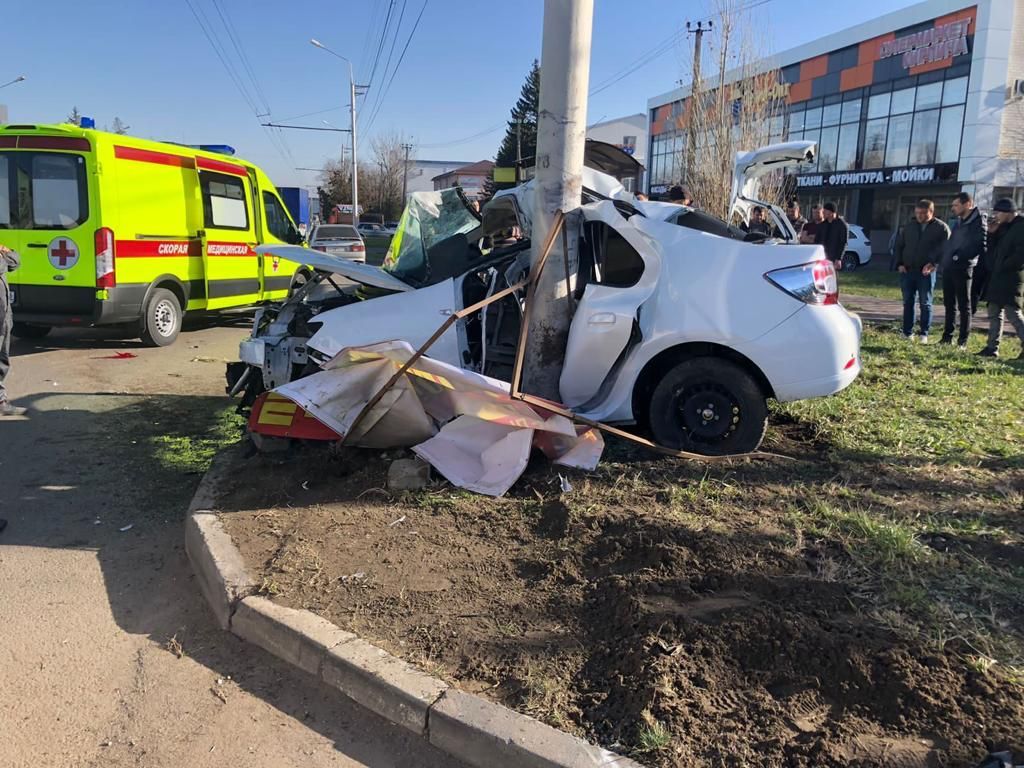 авария на Старомарьевском шоссе 8 декабря