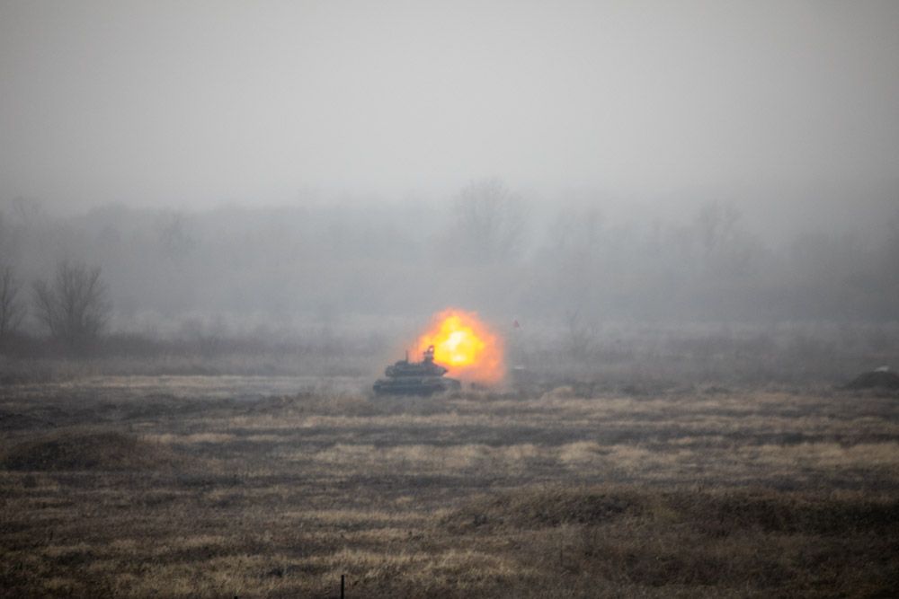 На военном полигоне Ставрополья стартовал отборочный этап конкурса «Танковый биатлон». Фото: пресс-служба Южного военного округа На военном полигоне Ставрополья стартовал отборочный этап конкурса «Танковый биатлон». Фото: пресс-служба Южного военного округа