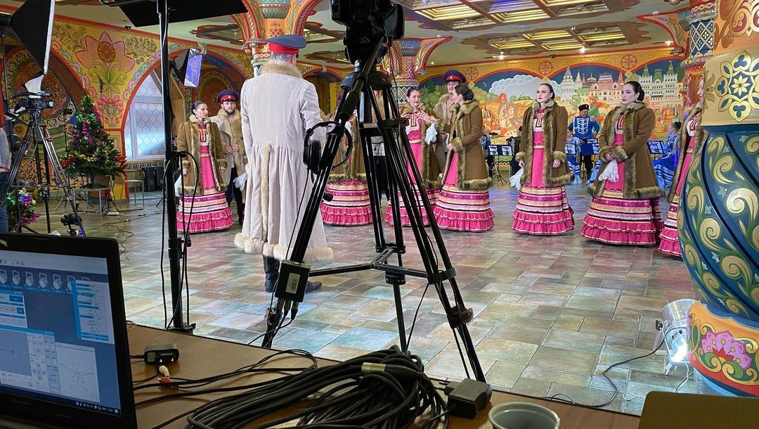 Выступление ставропольского казачьего ансамбля покажут на федеральном канале. Фото: администрация Ставрополя.