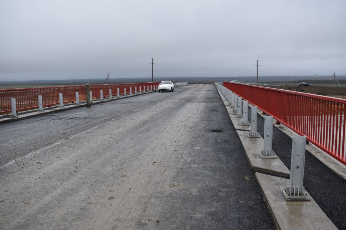 В Андроповском округе открылся мост через Большой Ставропольский канал. Фото: миндор СК