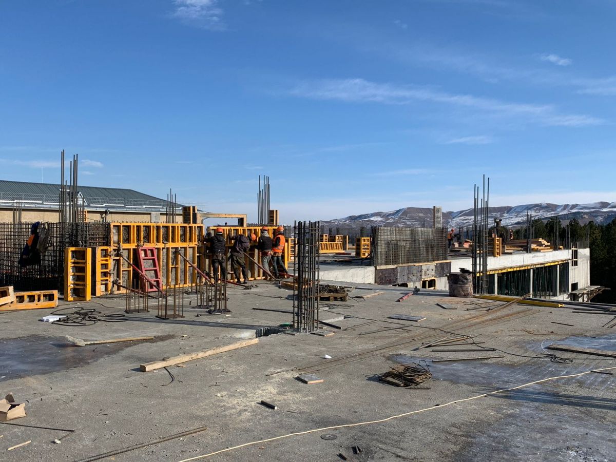 Новый корпус больницы Кисловодска готов на 20%. Фото: минстрой Ставрополья. Новый корпус больницы Кисловодска готов на 20%. Фото: минстрой Ставрополья.