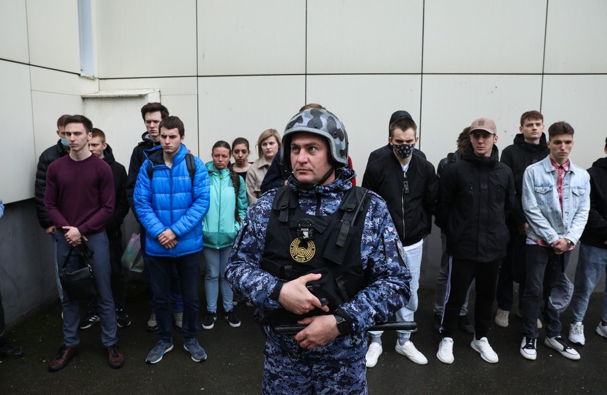 В СКФУ 12 апреля прошли антитеррористические учения. Фото: пресс-служба СКФУ