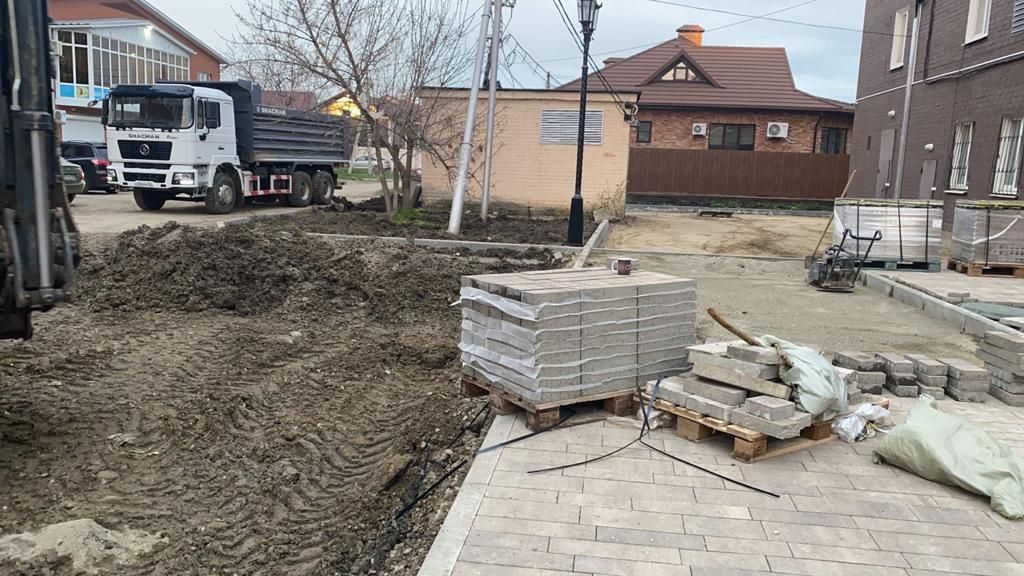 Обустройство детской площадки в форме музыкальных инструментов в Невинномысске окончат к маю. Фото: администрация Невинномысска