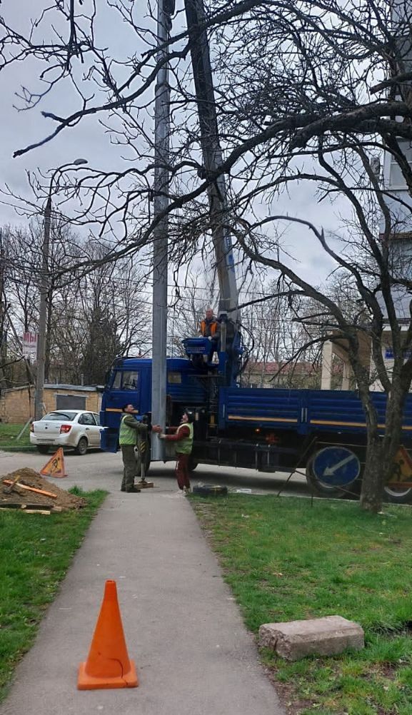 В районе Ботаники в Ставрополе построят 1,5 км новой линии освещения. Фото: администрация Ставрополя 
