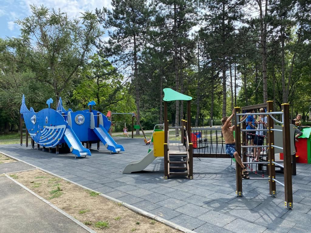 В Солнечнодольске появилась новая детская площадка. Фото: администрация Изобильненского округа