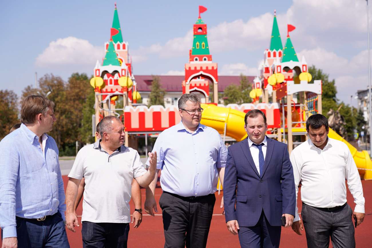 Губернатор Ставрополья посетил с рабочей поездкой Кавминводы Губернатор Ставрополья посетил с рабочей поездкой Кавминводы