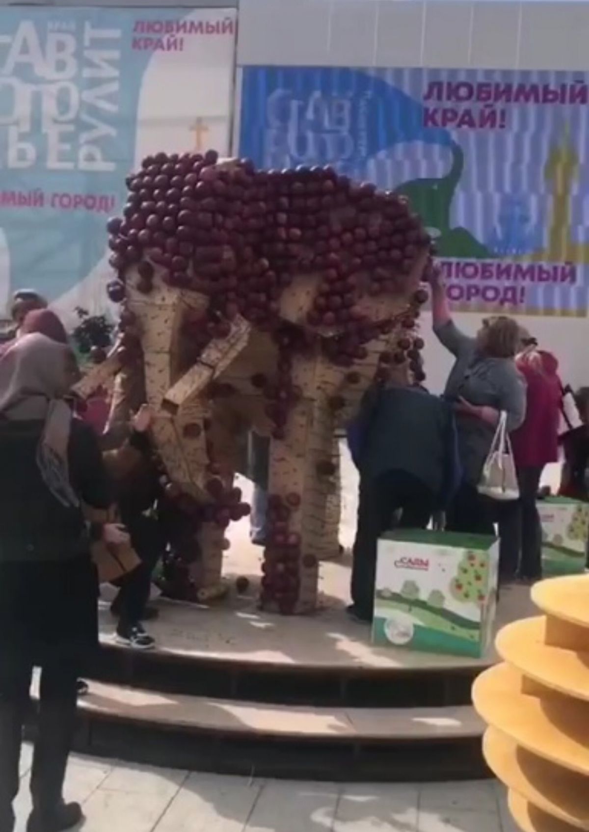 В Ставрополе в День города разгромили несколько арт-объектов