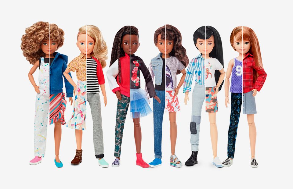 В Америке выпустили линейку кукол Барби, которым можно выбрать пол