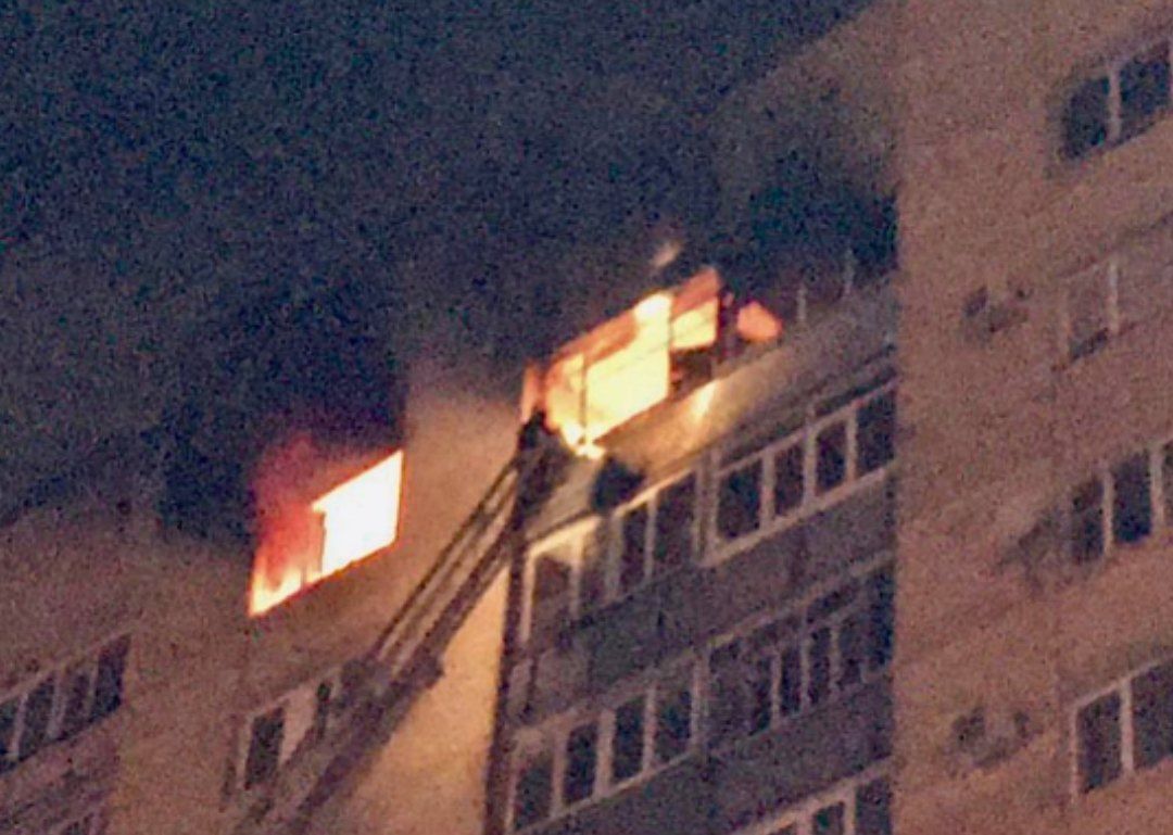 В Ставрополе случился крупный пожар