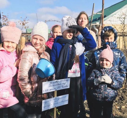 Вишневый сад высадили в Невинномысске Вишневый сад высадили в Невинномысске