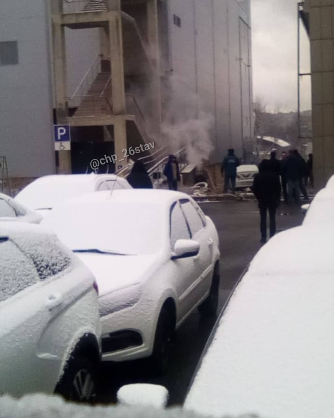 В Ставрополе при пожаре в торговом центре эвакуировали 50 человек