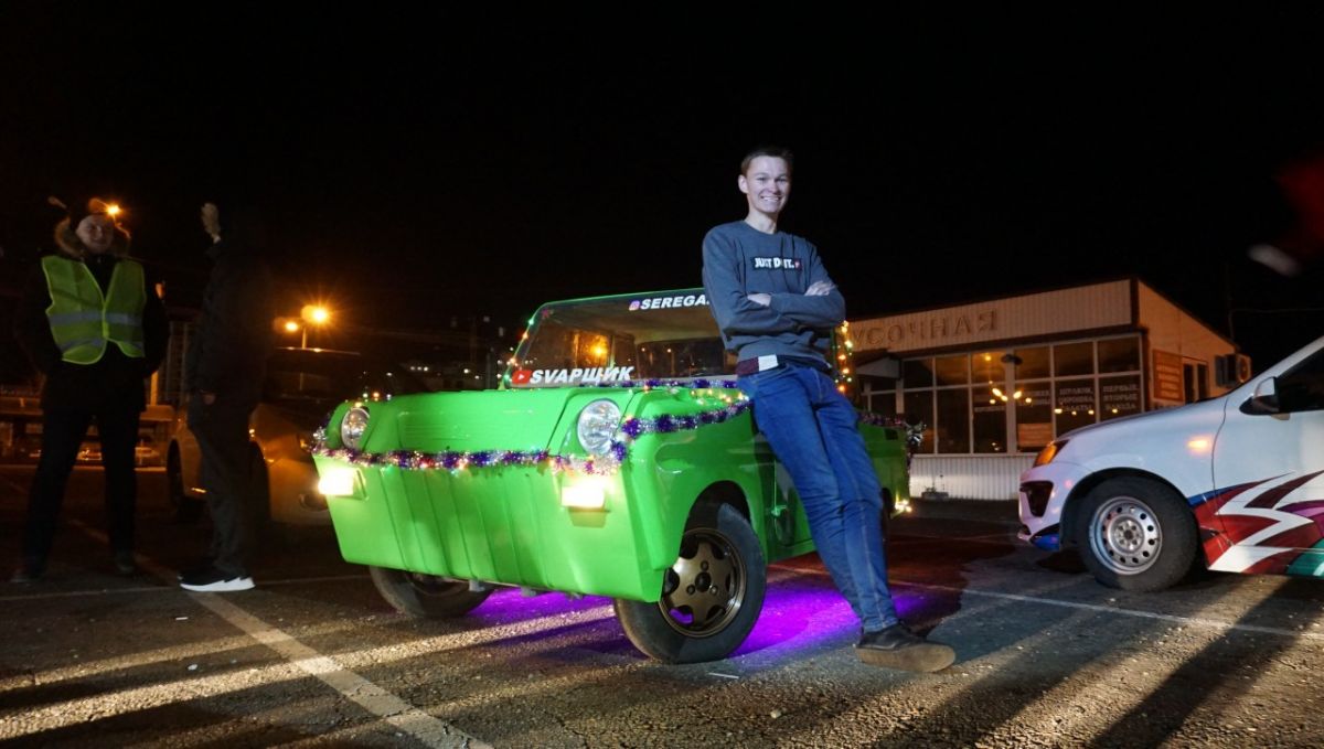 Автор «Жиги-наоборот» Сергей Артюшенко показал новое творение Автор «Жиги-наоборот» Сергей Артюшенко показал новое творение