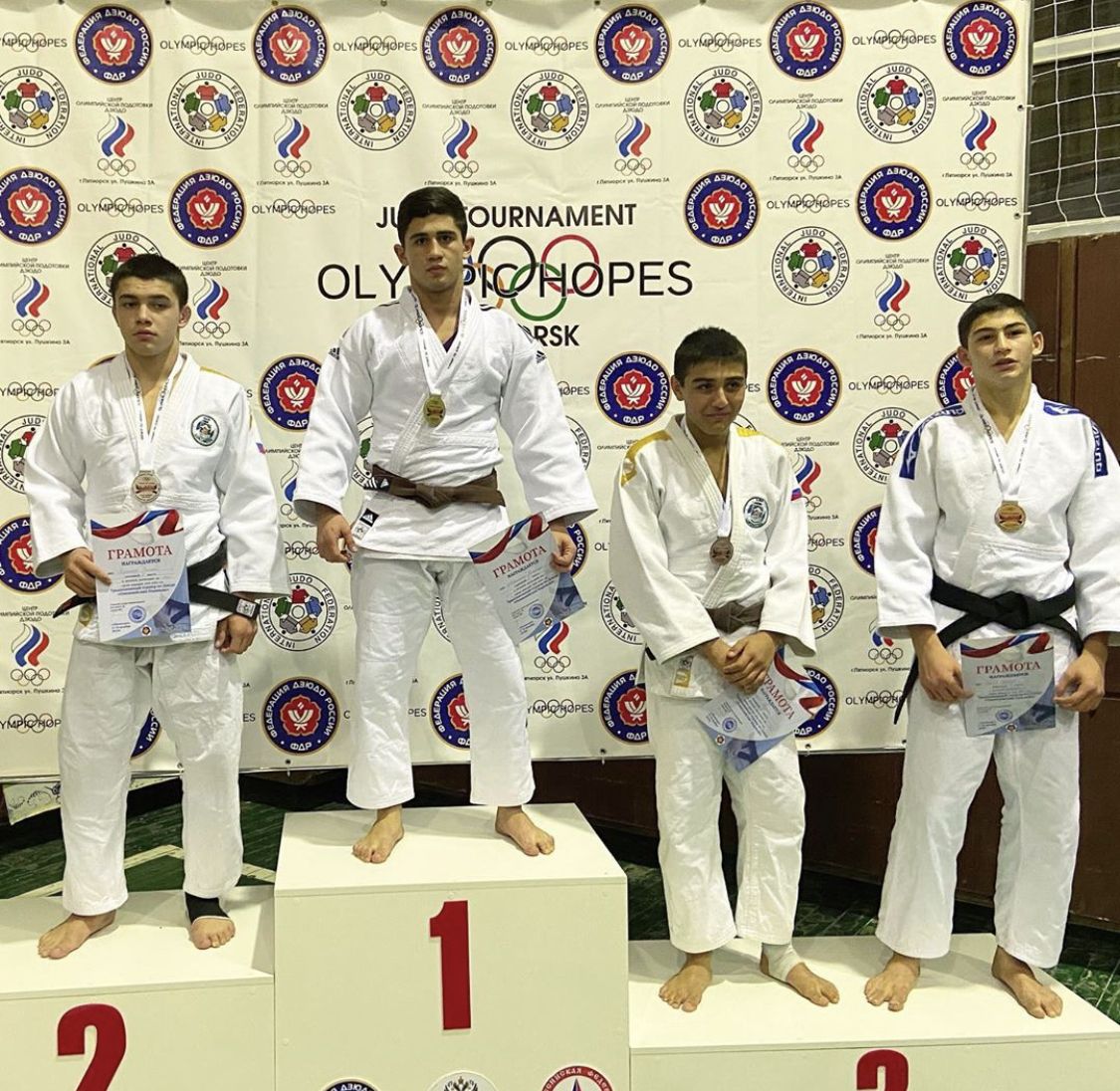 Дзюдоисты из Железноводска отличились на чемпионате «Олимпийские надежды»