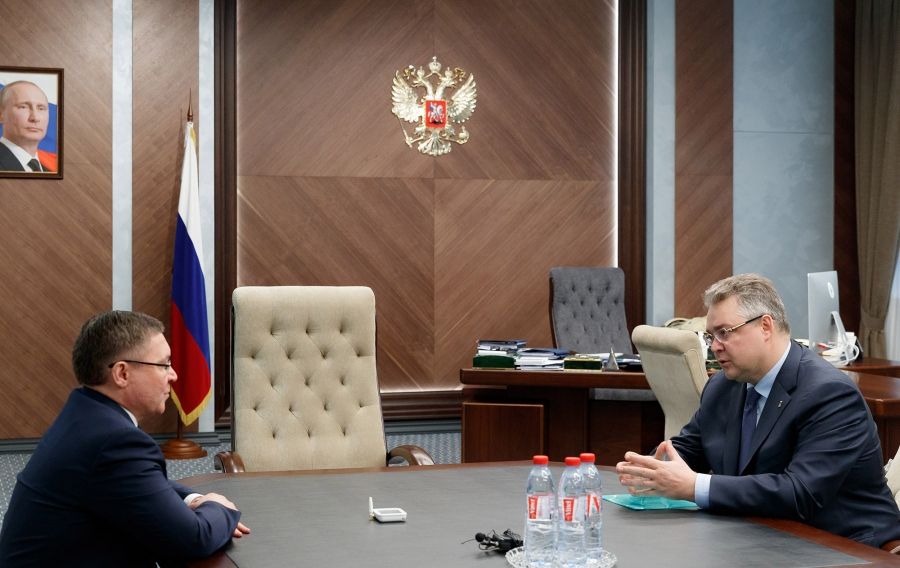 Глава Ставрополья встретился с Министром строительства и ЖКХ России Глава Ставрополья встретился с Министром строительства и ЖКХ России