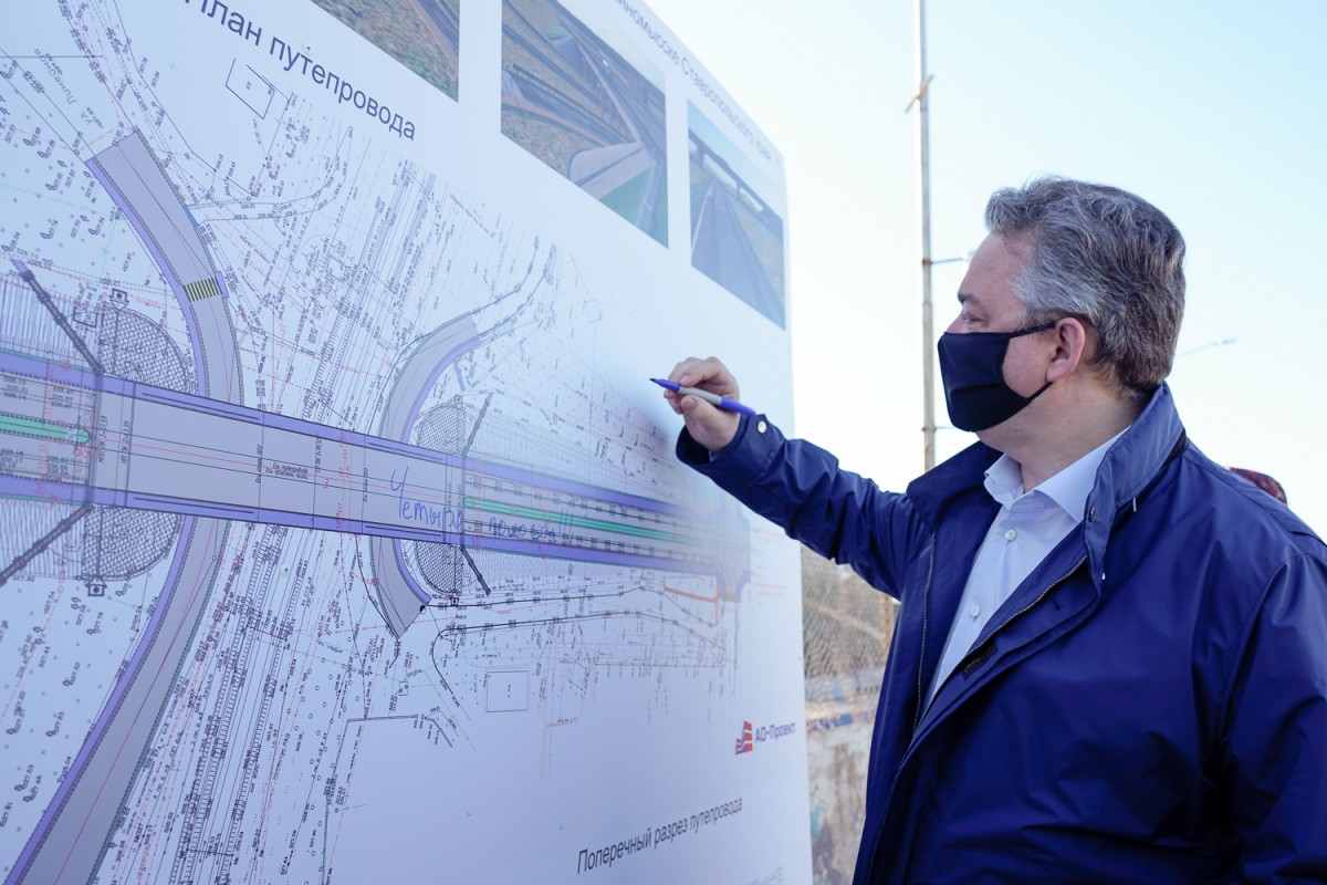 Путепровод через железную дорогу реконструируют в Невинномысске