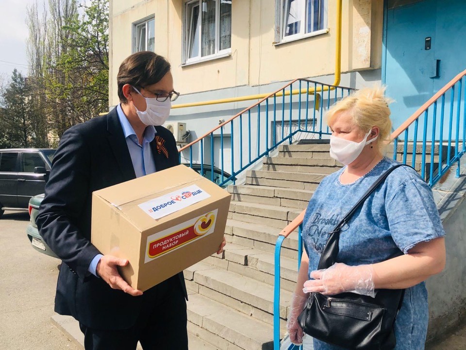 В Железноводск привезли 8,5 тонн продуктов для нуждающихся граждан
