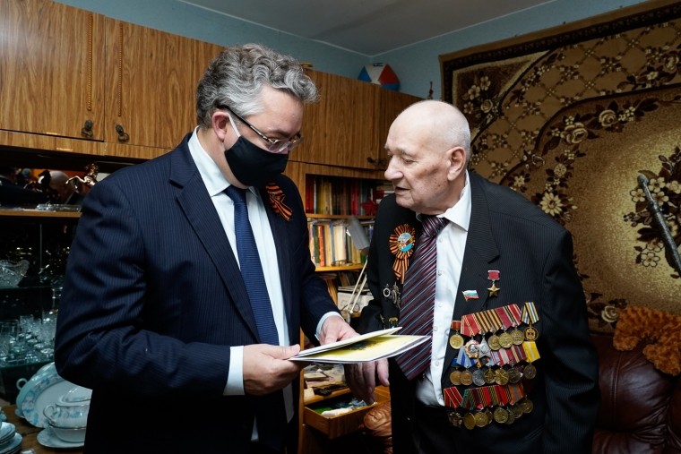 Губернатор Ставрополья поздравил героев Советского Союза