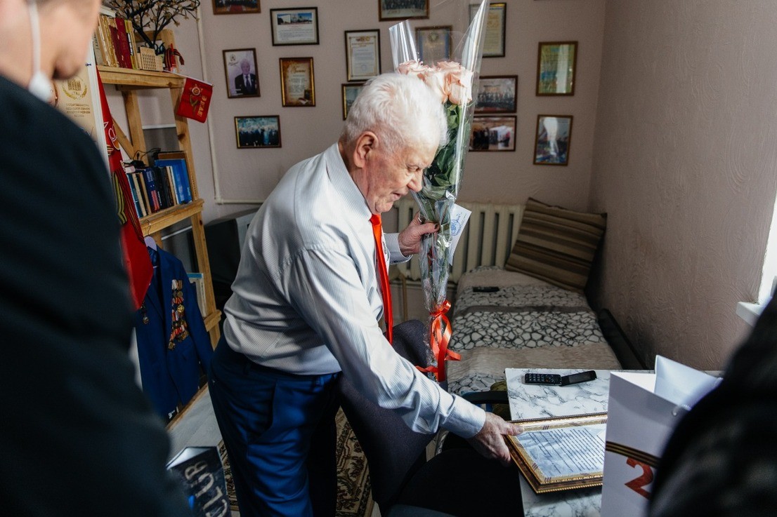 За заслуги перед Ставрополем наградили ветерана Ивана Богданова