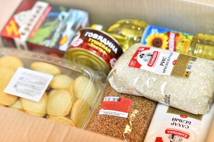 На Ставрополье в выходные продолжили раздачу продуктовых наборов