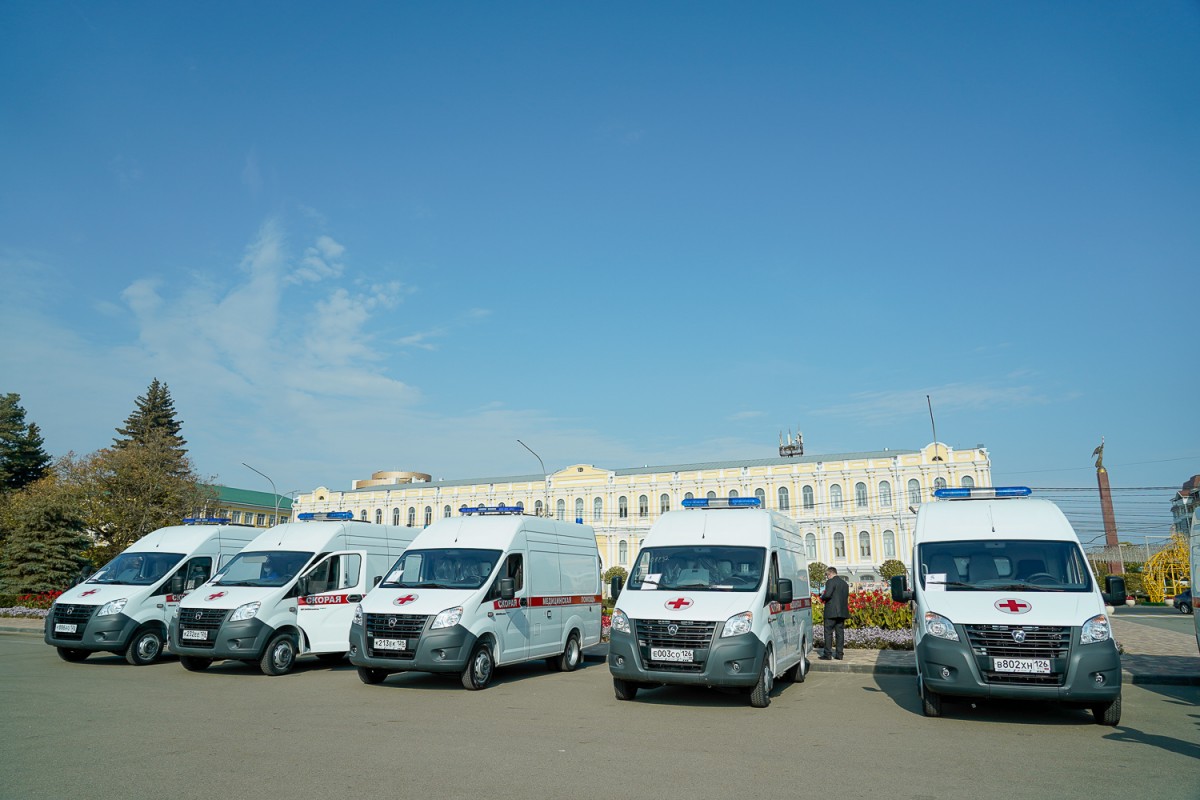 На Ставрополье "скорая помощь" получила 17 новых машин