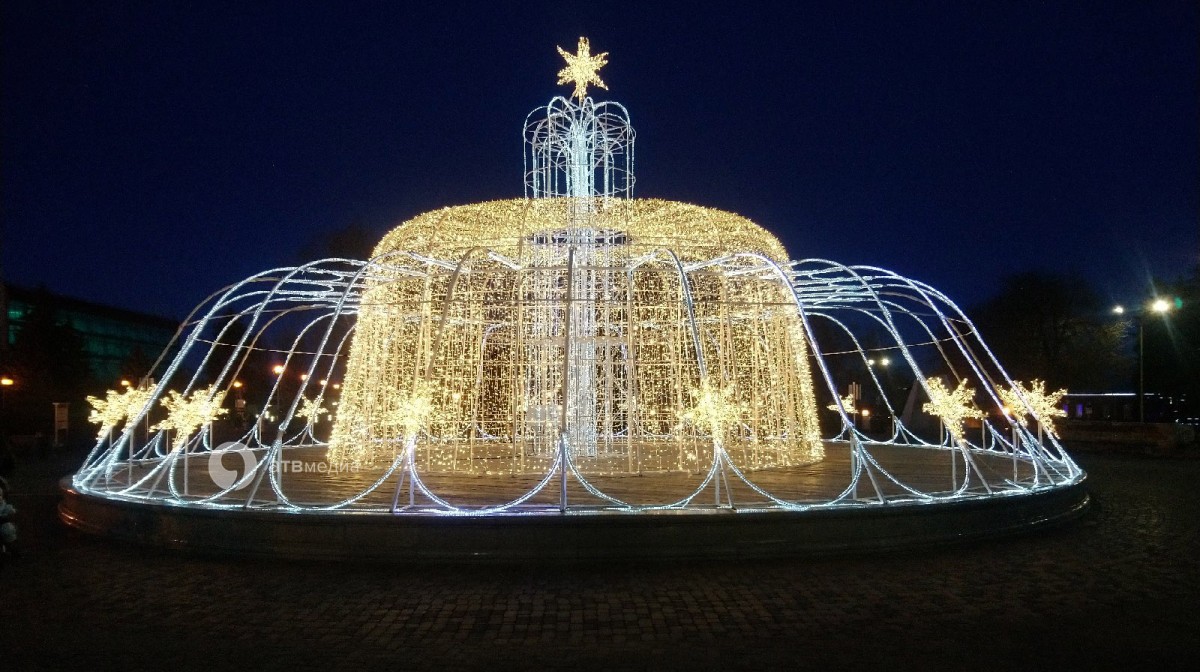 Зимние фонтаны заработают 1 декабря в Ставрополе