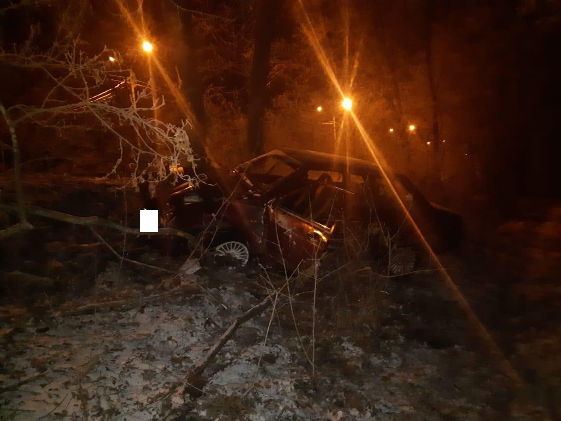 На Ставрополье молодой водитель въехал в дерево