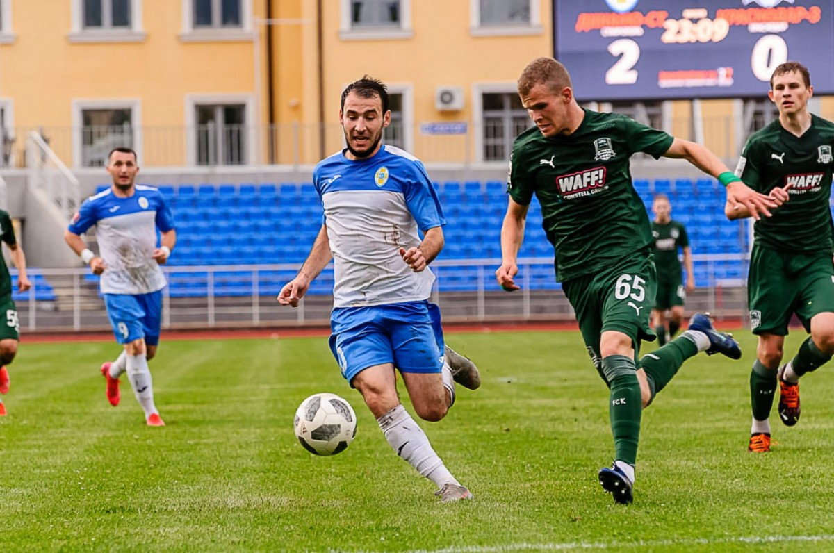 Ставропольский «Динамо» забил три мяча «Краснодару-3» Ставропольский «Динамо» забил три мяча «Краснодару-3»