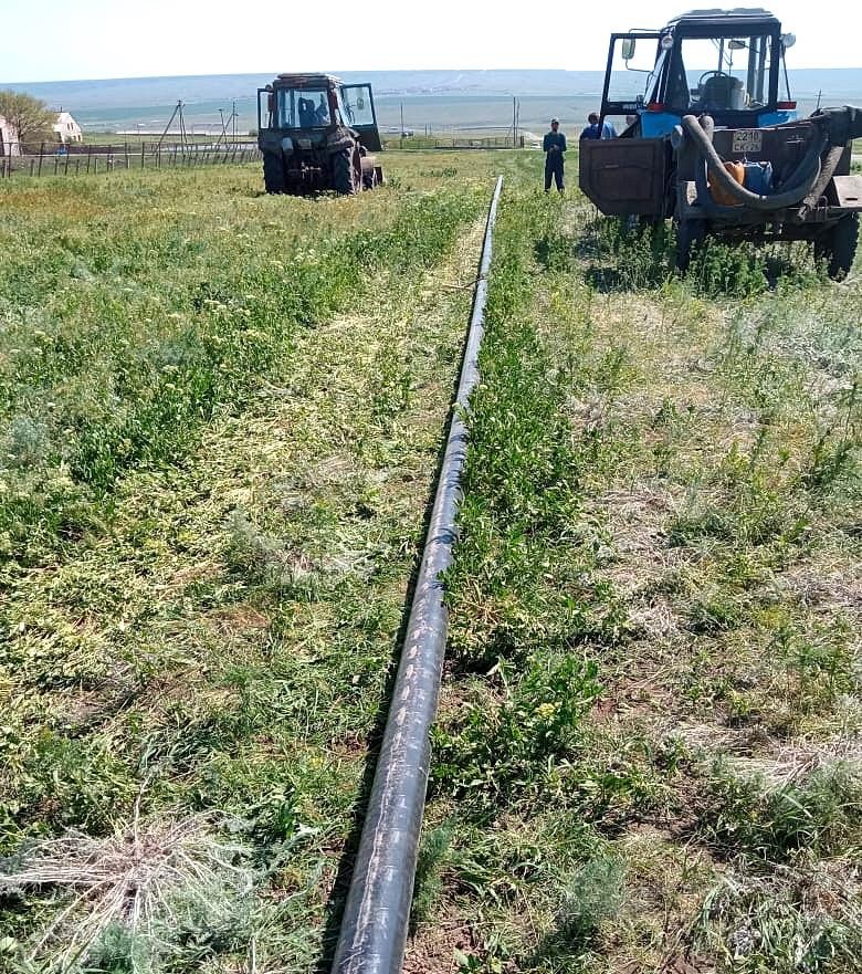 Аварийный участок водовода ремонтируют в Андроповском районе Ставрополья Аварийный участок водовода ремонтируют в Андроповском районе Ставрополья