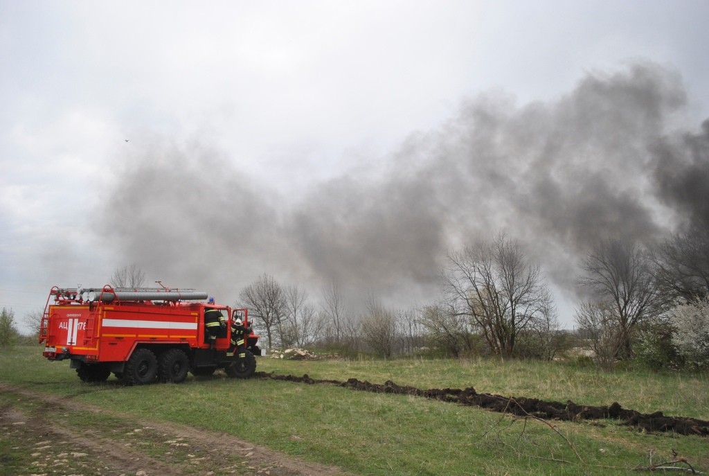 70 гектаров подсолнечника уберегли от возгорания пожарные Ставрополья