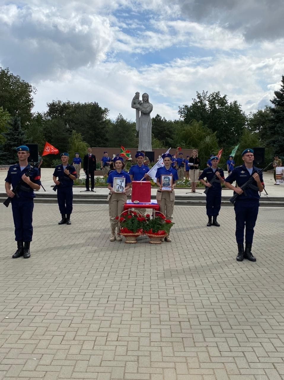 С воинскими почестями перезахоронили солдата Великой Отечественной войны на Ставрополье