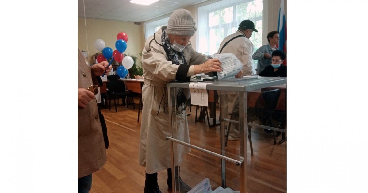 99-летняя избирательница проголосовала на осенних выборах в Ставропольском крае