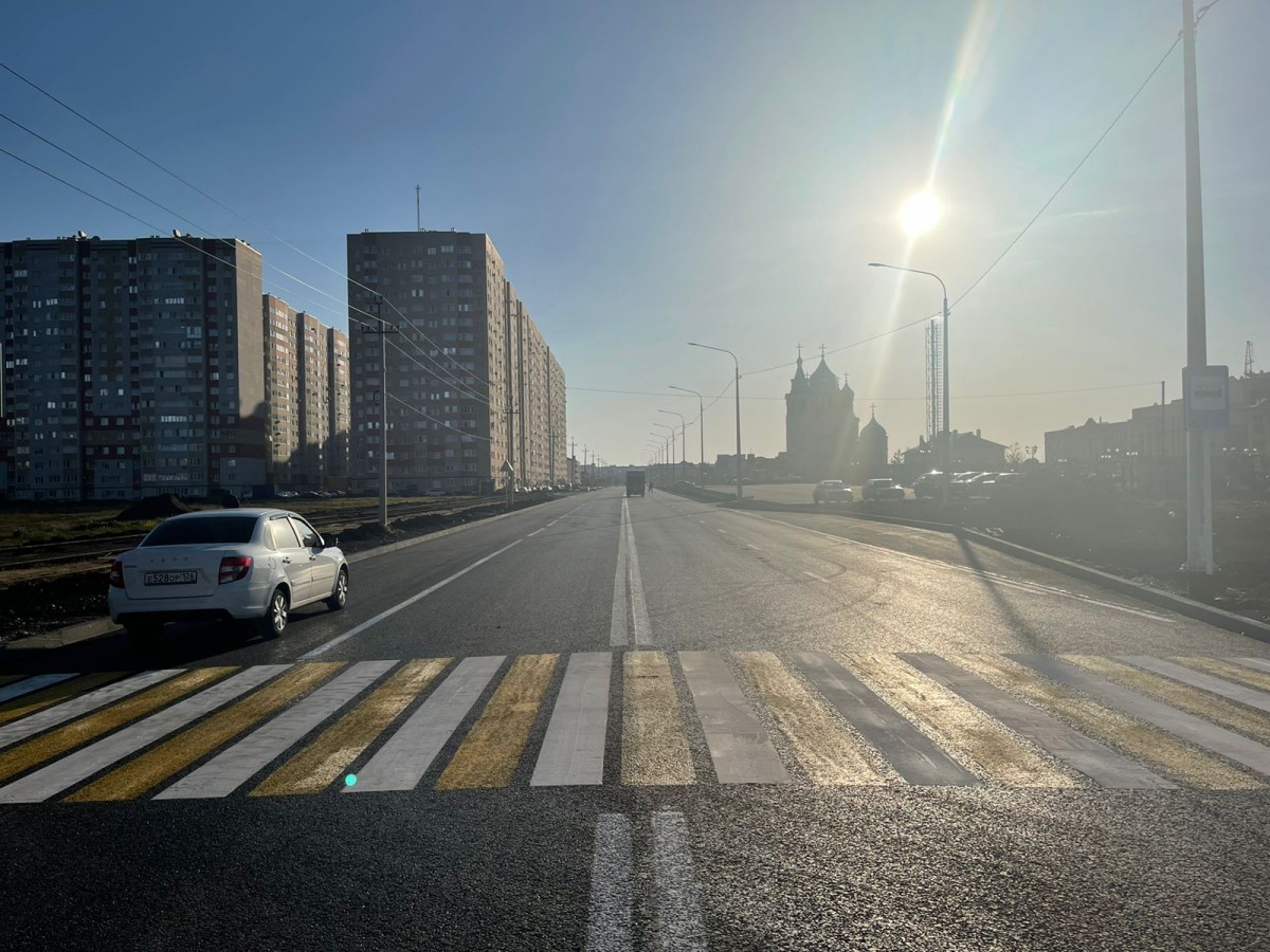 В Ставрополе завершают реконструкцию улицы Перспективной