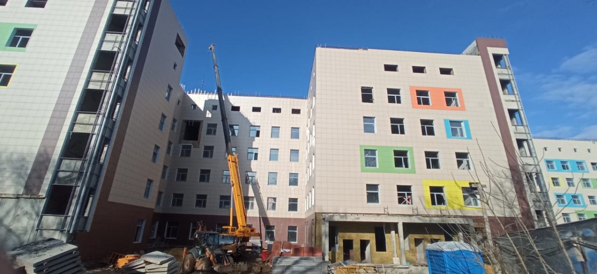 Новый корпус детской краевой больницы в Ставрополе готов на 60% Новый корпус детской краевой больницы в Ставрополе готов на 60%