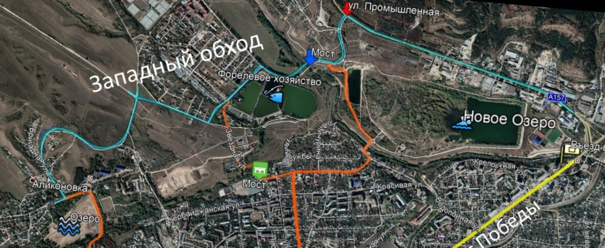 Новая объездная дорога в Кисловодске соединит два курортных озера