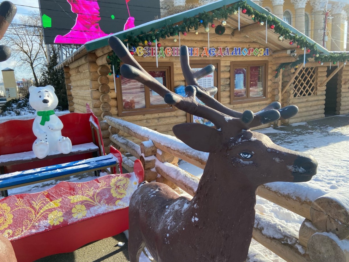 25 декабря в Ставрополе на площади Ленина открылась резиденция Деда Мороза 25 декабря в Ставрополе на площади Ленина открылась резиденция Деда Мороза
