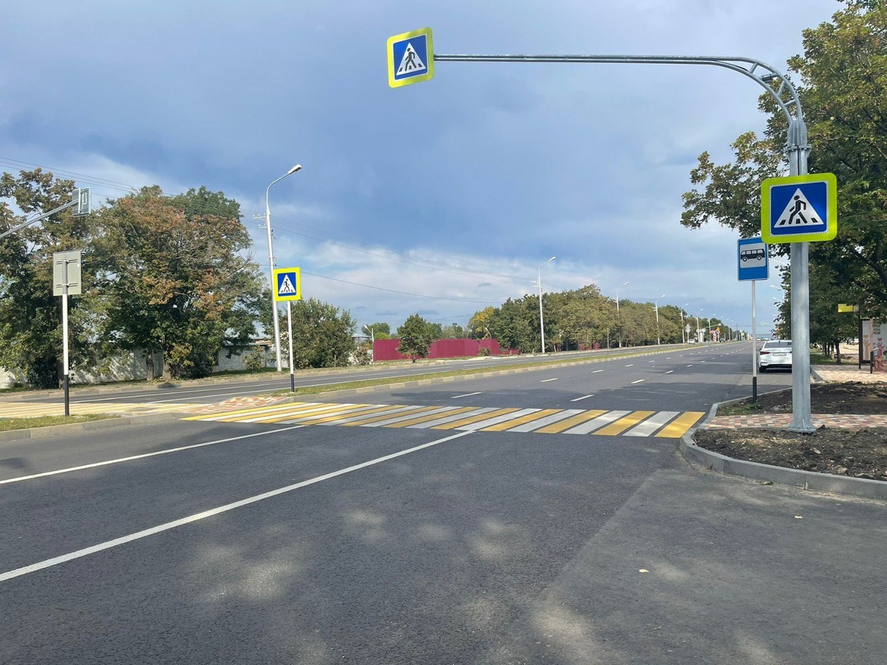 Почти 30 участков дорожной инфраструктуры благоустроили в Ставрополе в 2021 году