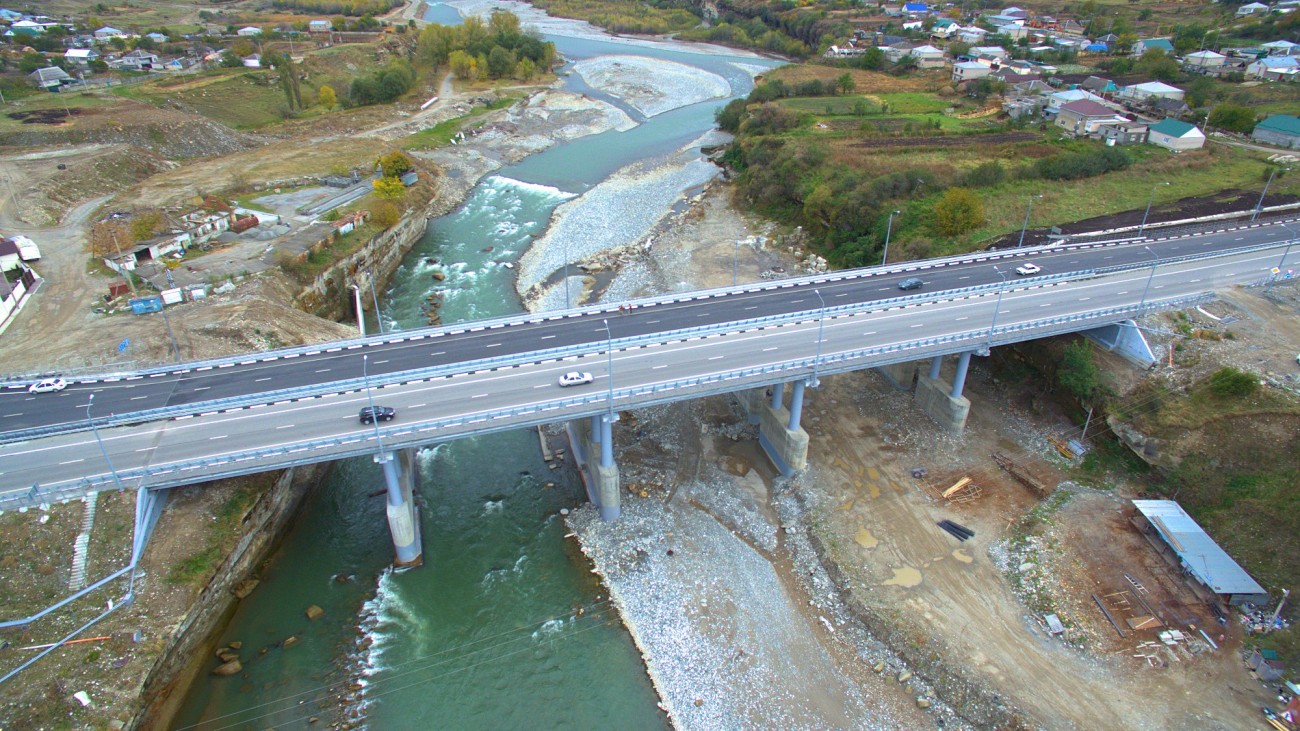 Мост через Кубань Усть-Джегута