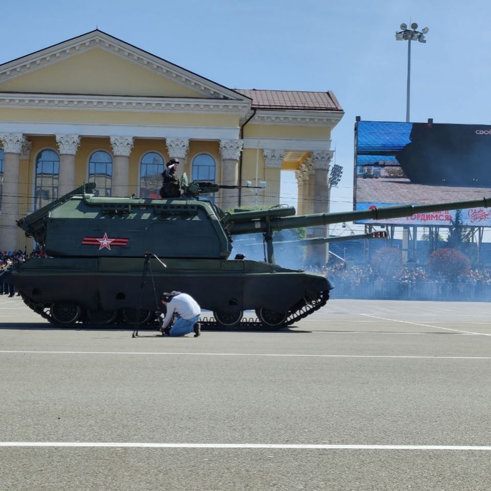 Фронтовой танк Т-34 впервые принял участие в Параде Победы в Ставрополе |  09.05.2022 | Ставрополь - БезФормата