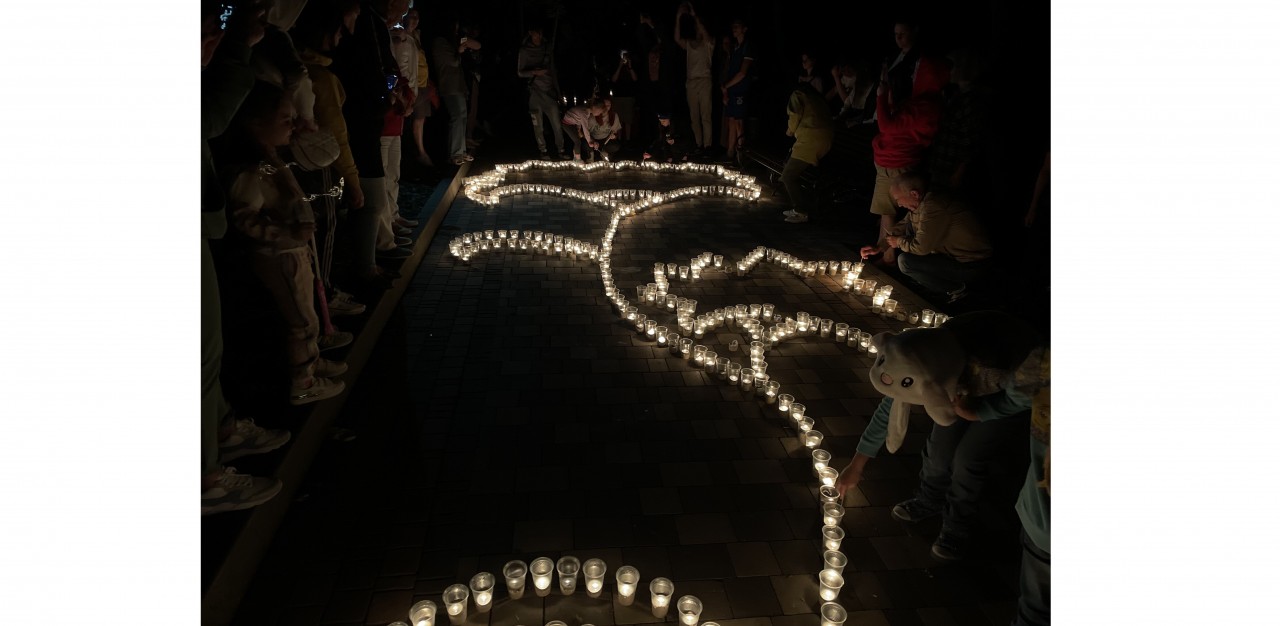 Гвоздики из 801 свечи собрали 22 июня в Железноводске
