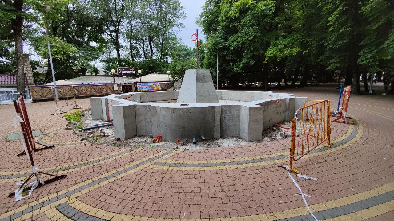 Фонтан Лягушка в Центральном парке Ставрополя могут запустить уже в июле