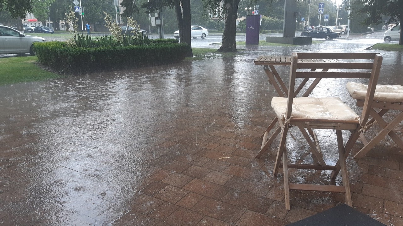 Сильный дождь с грозой и градом ожидается на Ставрополье 2 и 3 августа