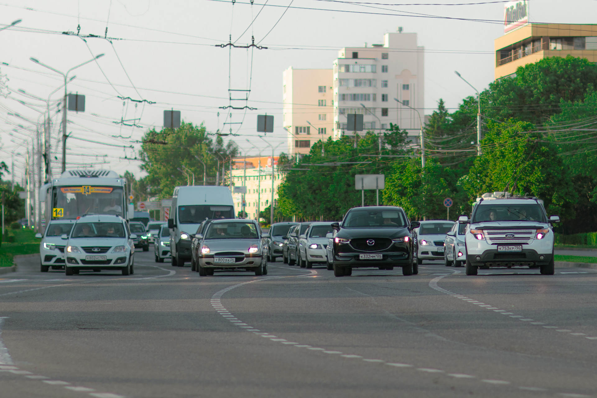 Одну полосу движения перекроют 3 августа на улице Ленина в Ставрополе