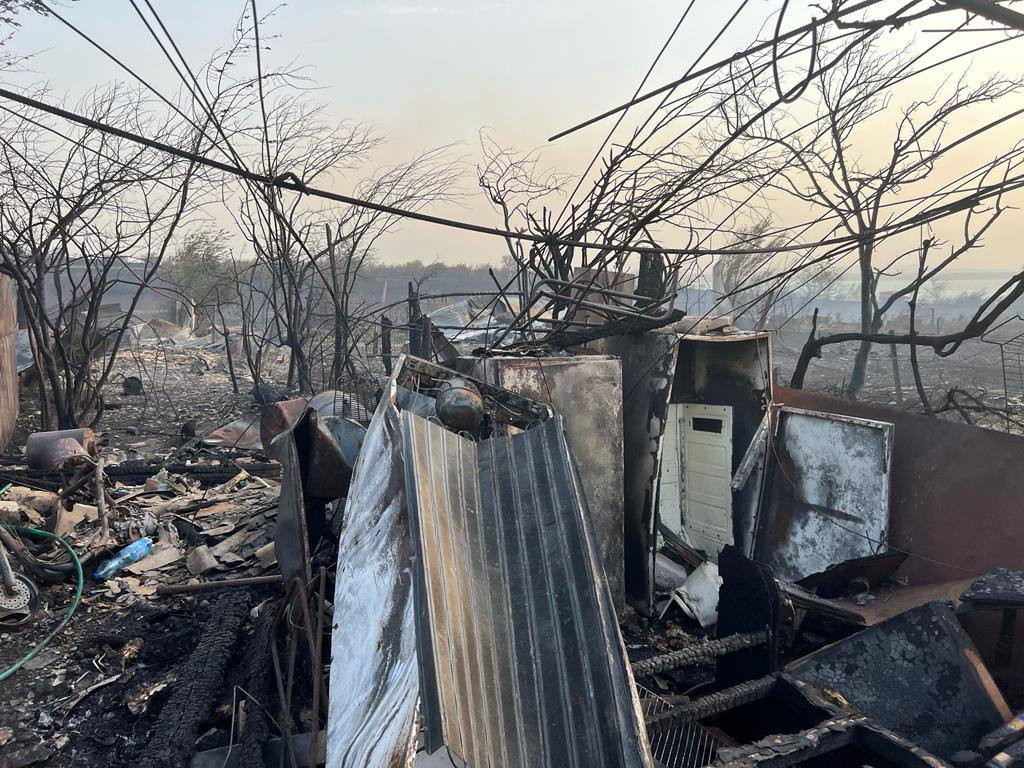 Прокуратура проводит проверку по факту пожара вблизи Сенгилеевского водохранилища