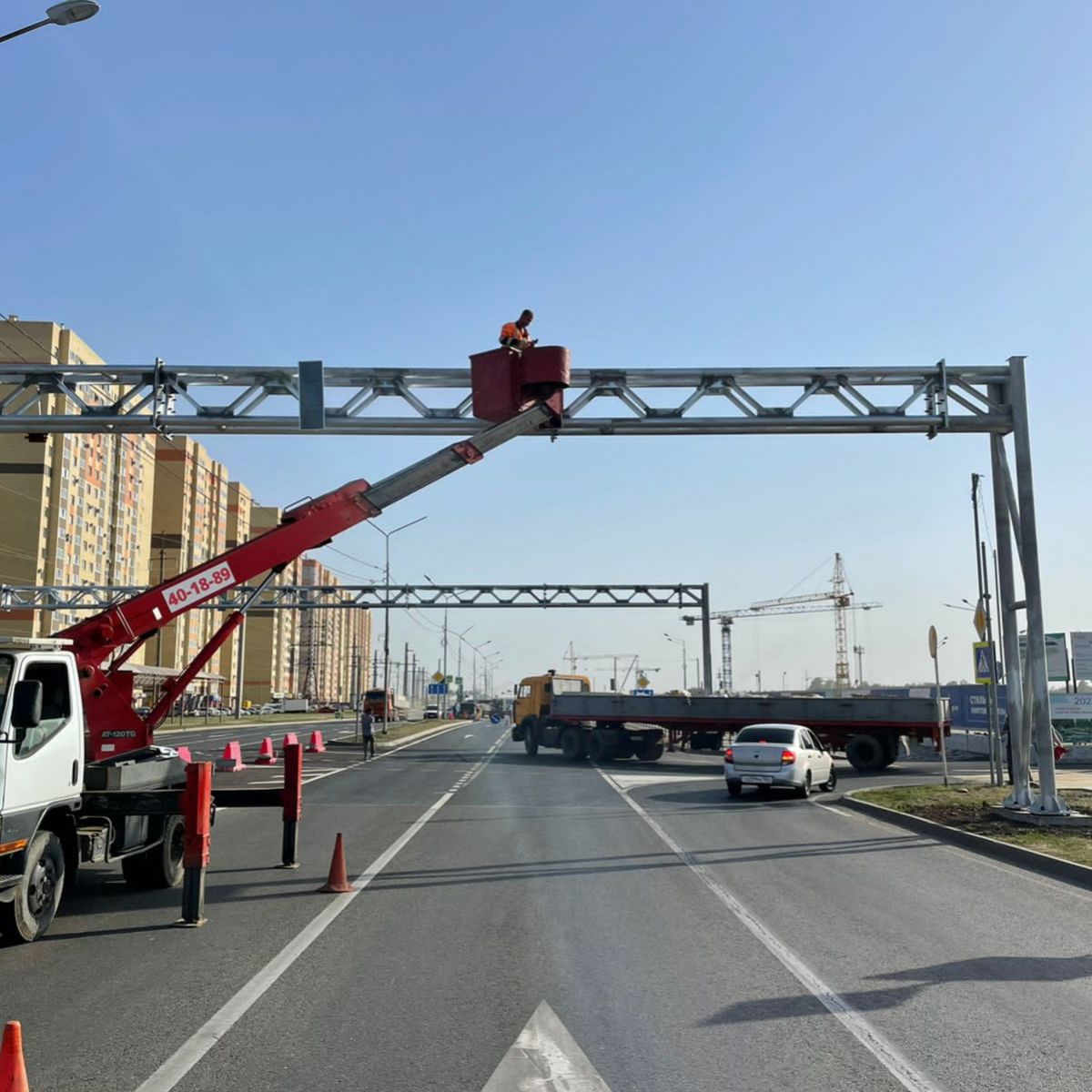 На проспекте Российском в Ставрополе появился новый перекрёсток |  10.09.2022 | Ставрополь - БезФормата